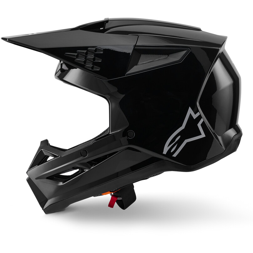 Alpinestars SM3 Solid ECE06 Motocross Enduro Helmet Gloss Black