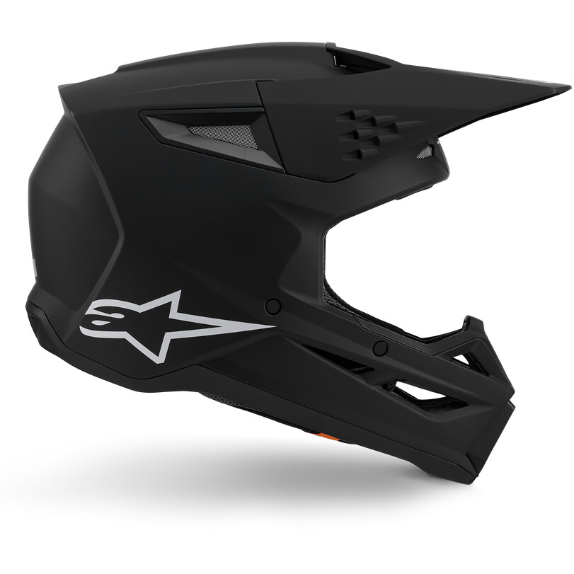 Alpinestars SM3 Solid Ece06 Motocross Enduro Helmet, Matte Black