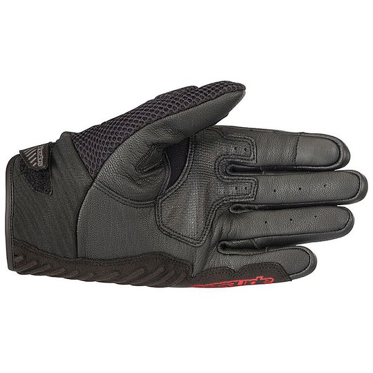 Alpinestars SMX-1 AIR v2 Motorcycle Gloves Black Yellow Fluo