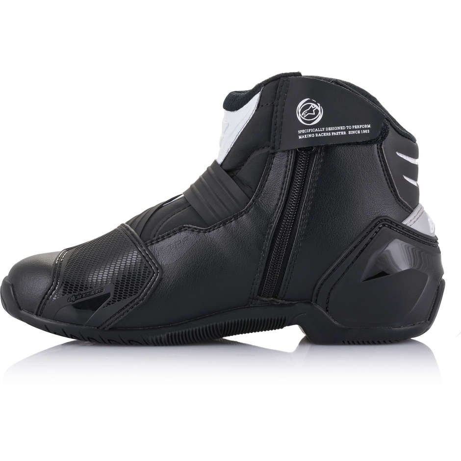 Alpinestars SMX-1 R V2 Technical Motorcycle Shoes Black White
