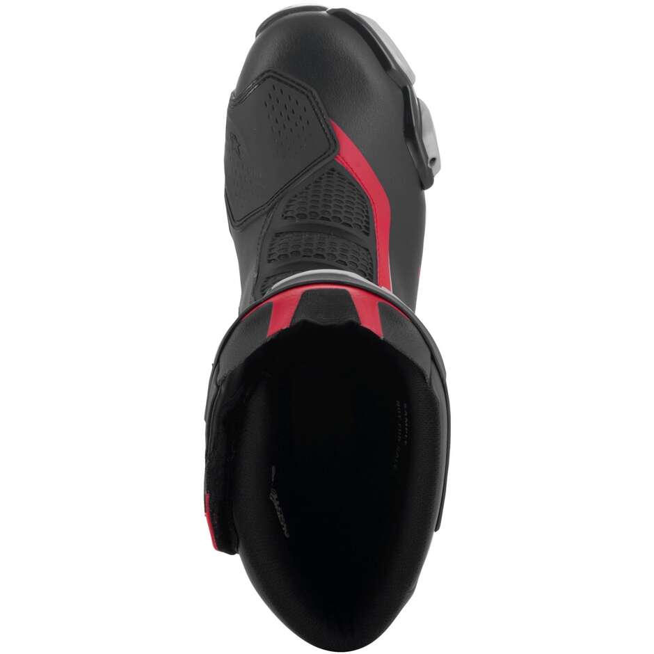 Alpinestars SMX-6 V3 Motorradstiefel Schwarz Silber Rot