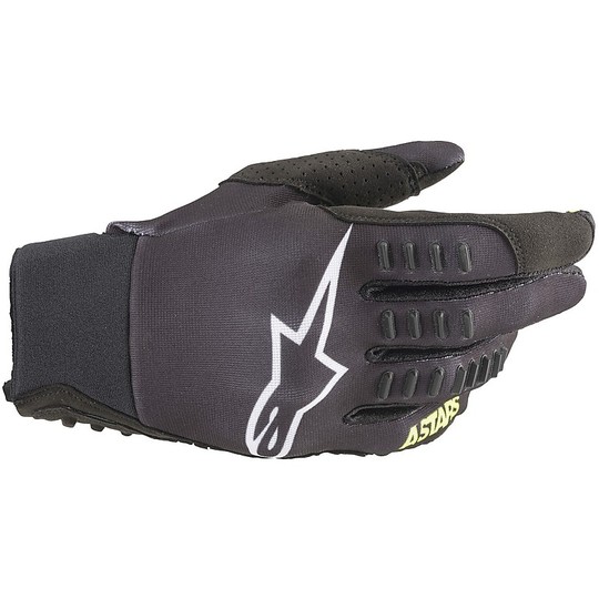 Alpinestars SMX-E Moto Cross Enduro Glove Black Yellow Fluo