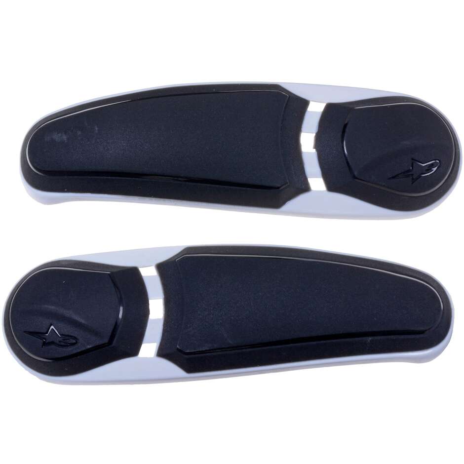 Alpinestars SMX Plus Replacement Toe Slider Pair, White/Black