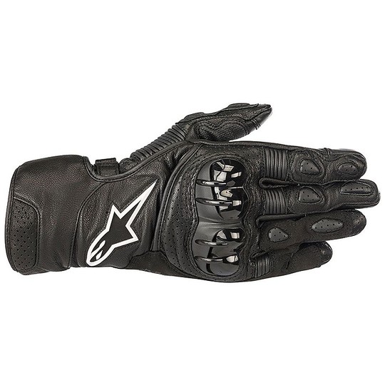 Alpinestars SP-2 v2 Racing Motorcycle Leather Gloves Black
