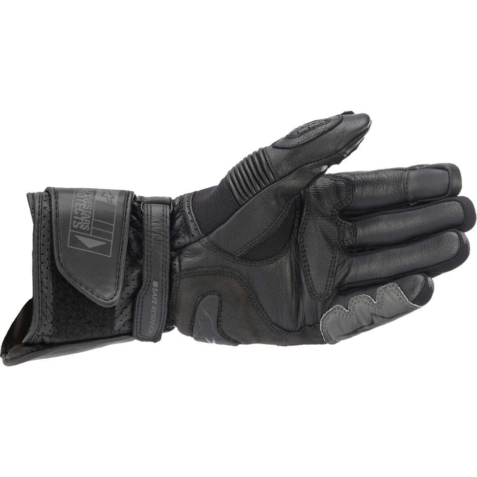Alpinestars SP-2 v3 Perforated Leather Motorcycle Gloves Black Anthracite