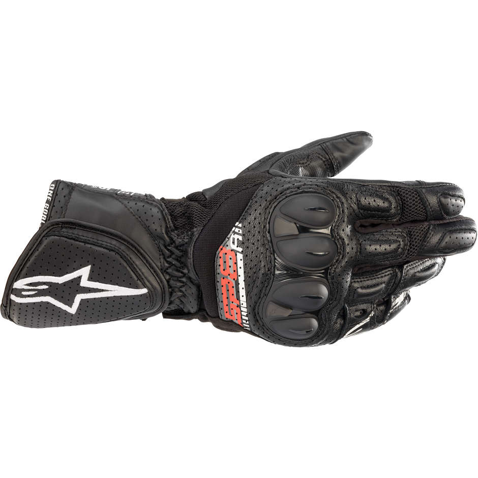 Alpinestars SP-8 V3 AIR Summer Leather Gloves Black