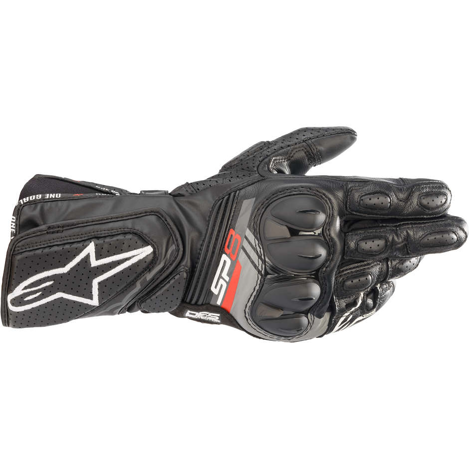 Alpinestars SP-8 V3 GLOVES Leather Motorcycle Gloves Black