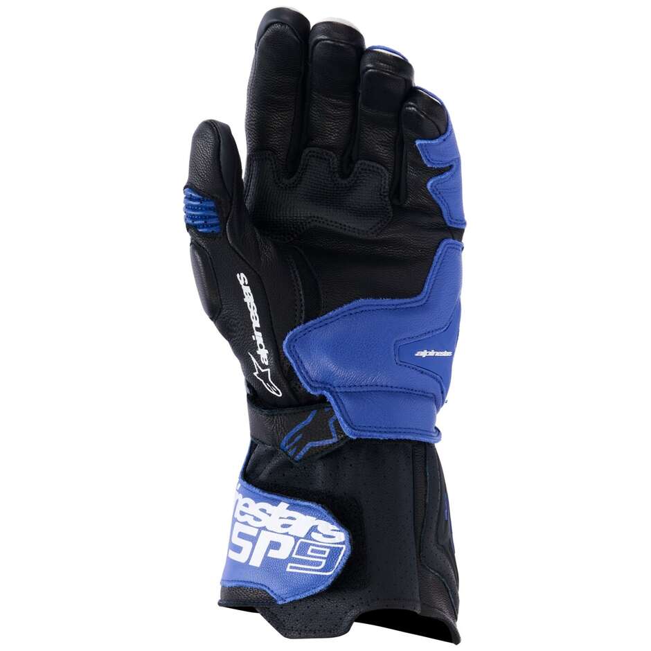 Alpinestars SP-9 Motorcycle Gloves Blue Navy White