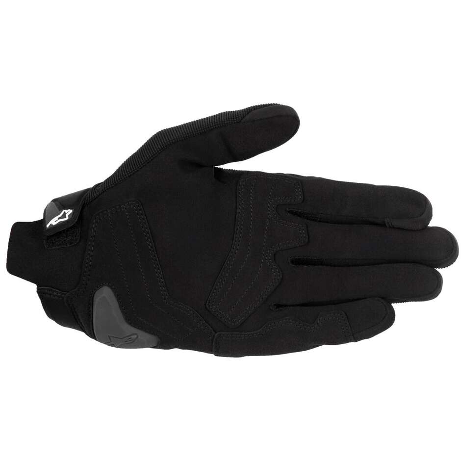 Alpinestars SP X 1 Leder Motorradhandschuhe Schwarz Weiß