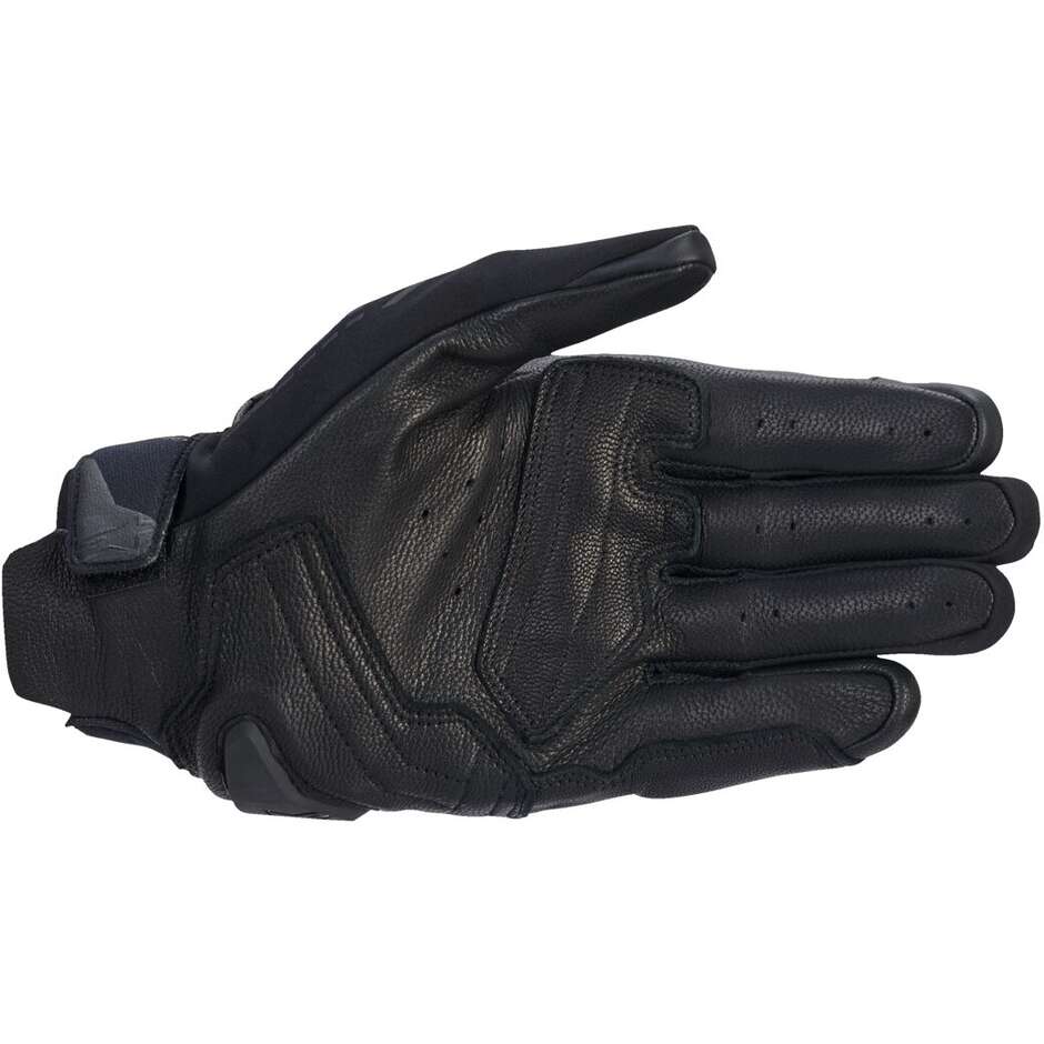 Alpinestars SP X 7 Leather Motorcycle Gloves Black Black