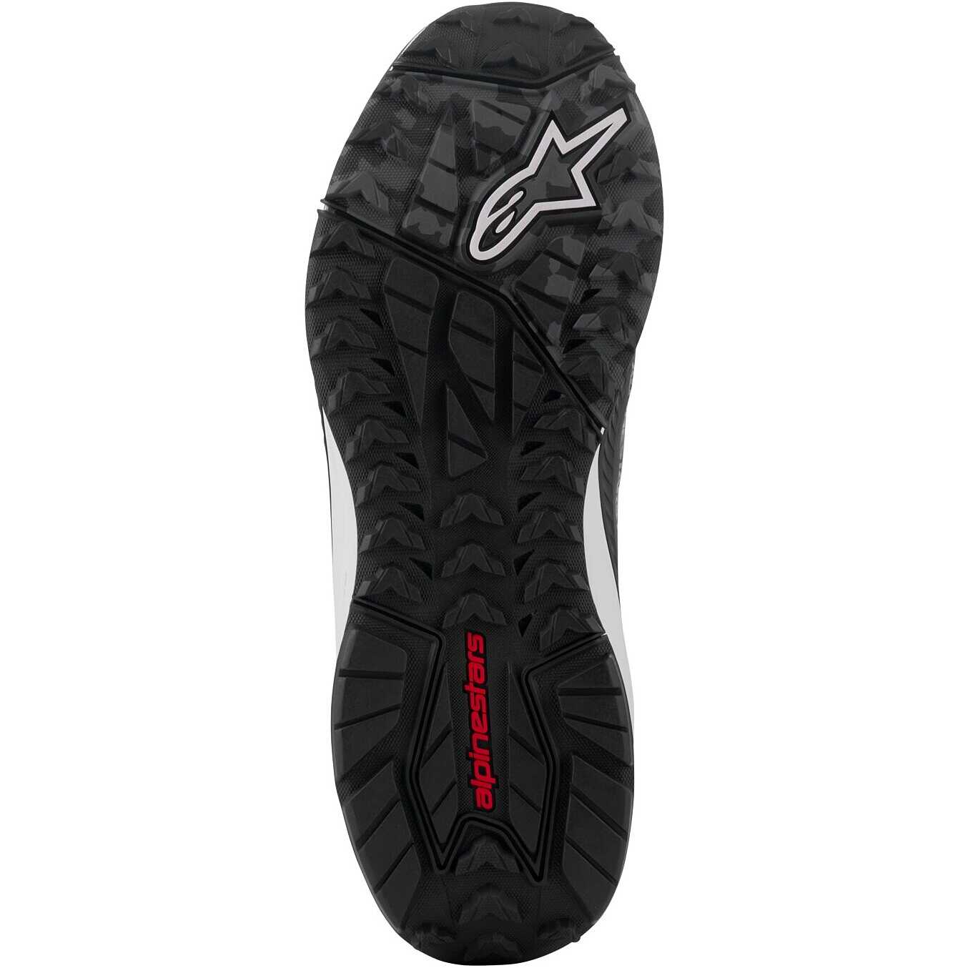 Alpinestars Superfaster Mens Motorcycle Shoes Black/Gray/Red 13 USA - View #6