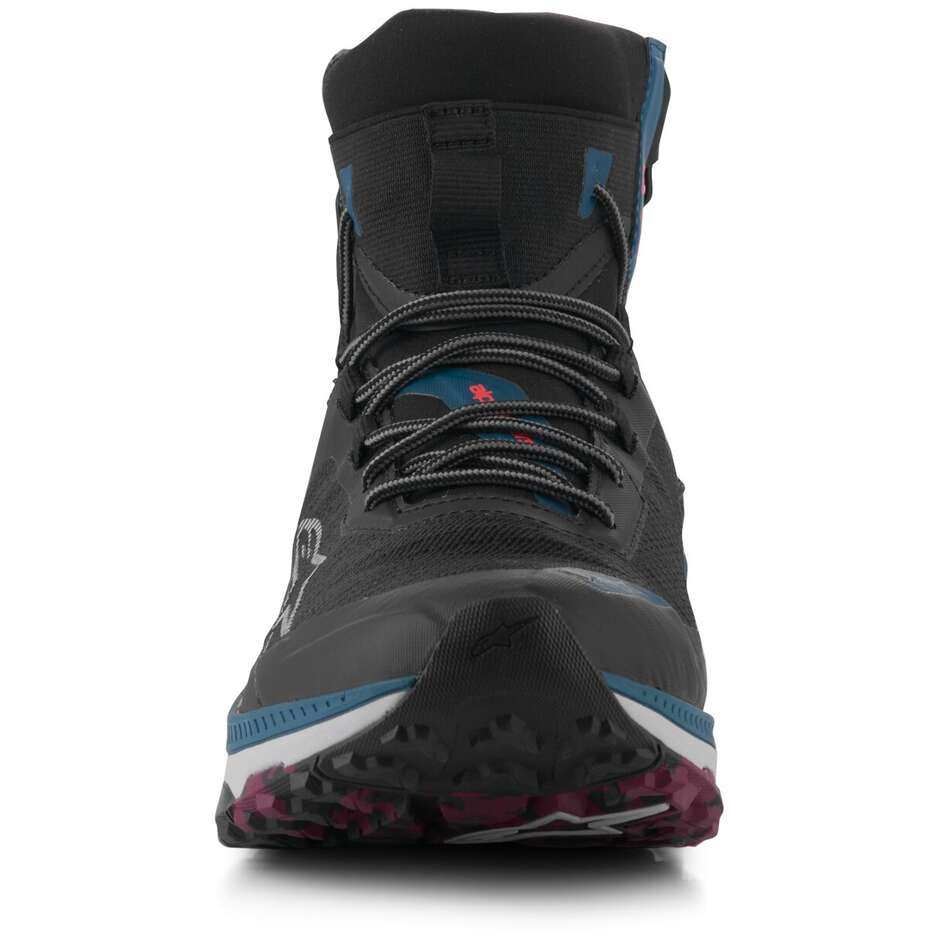 Alpinestars SPEEDFORCE XR Motorradschuhe Schwarz Petrol Grün Grau