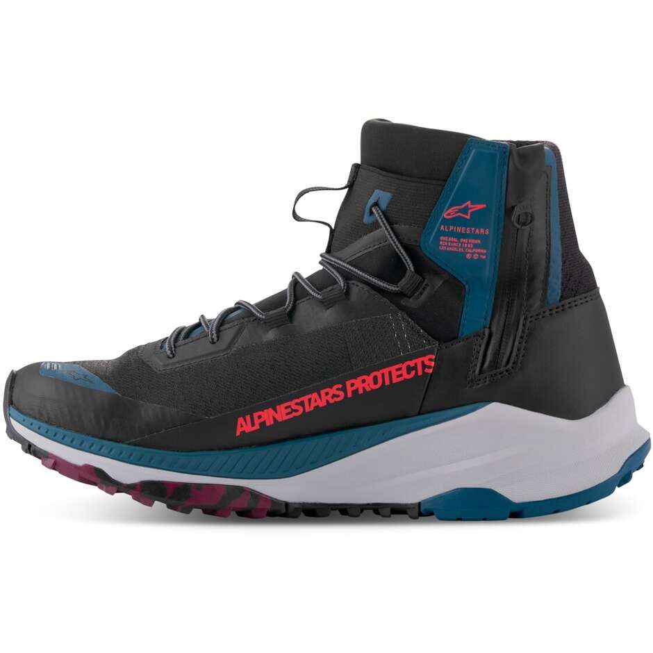 Alpinestars SPEEDFORCE XR Motorradschuhe Schwarz Petrol Grün Grau