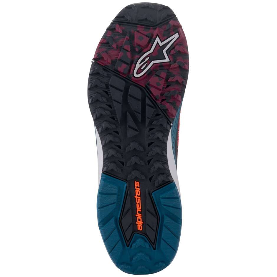 Alpinestars SPEEDFORCE XR Motorradschuhe Schwarz Petrol Grün Grau
