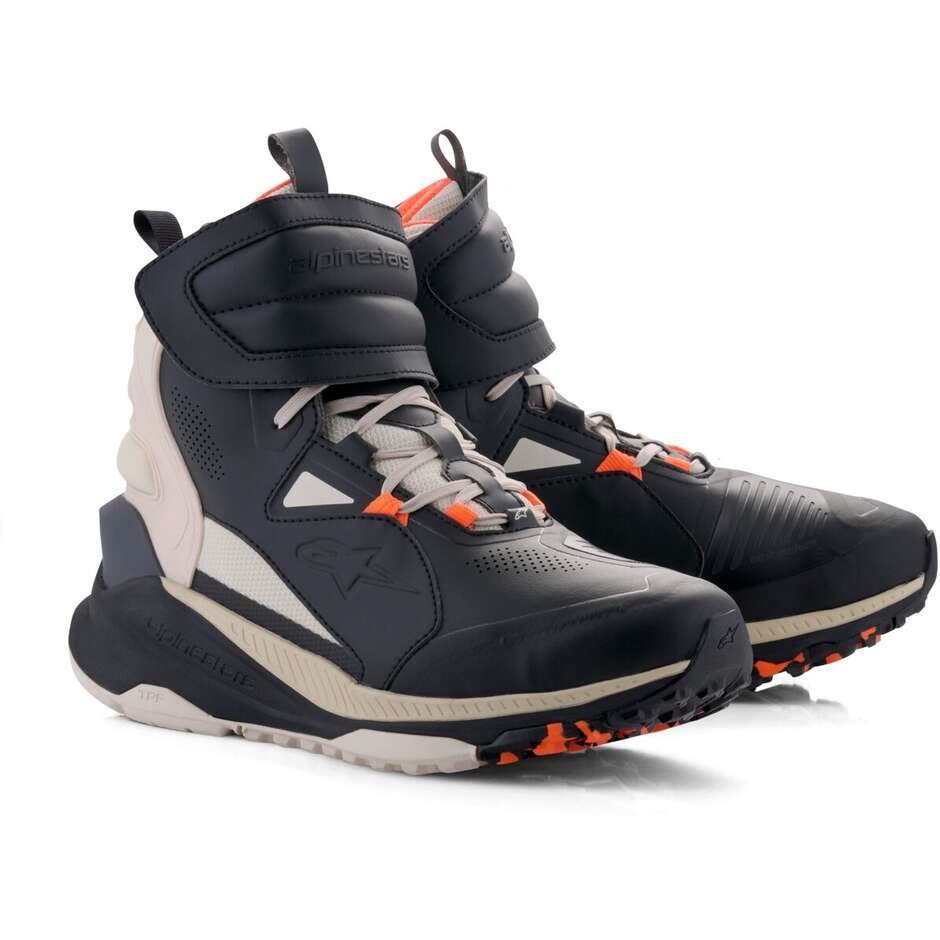 Alpinestars SPEEDSTREET Motorradschuhe Schwarz Almond HOT Orange