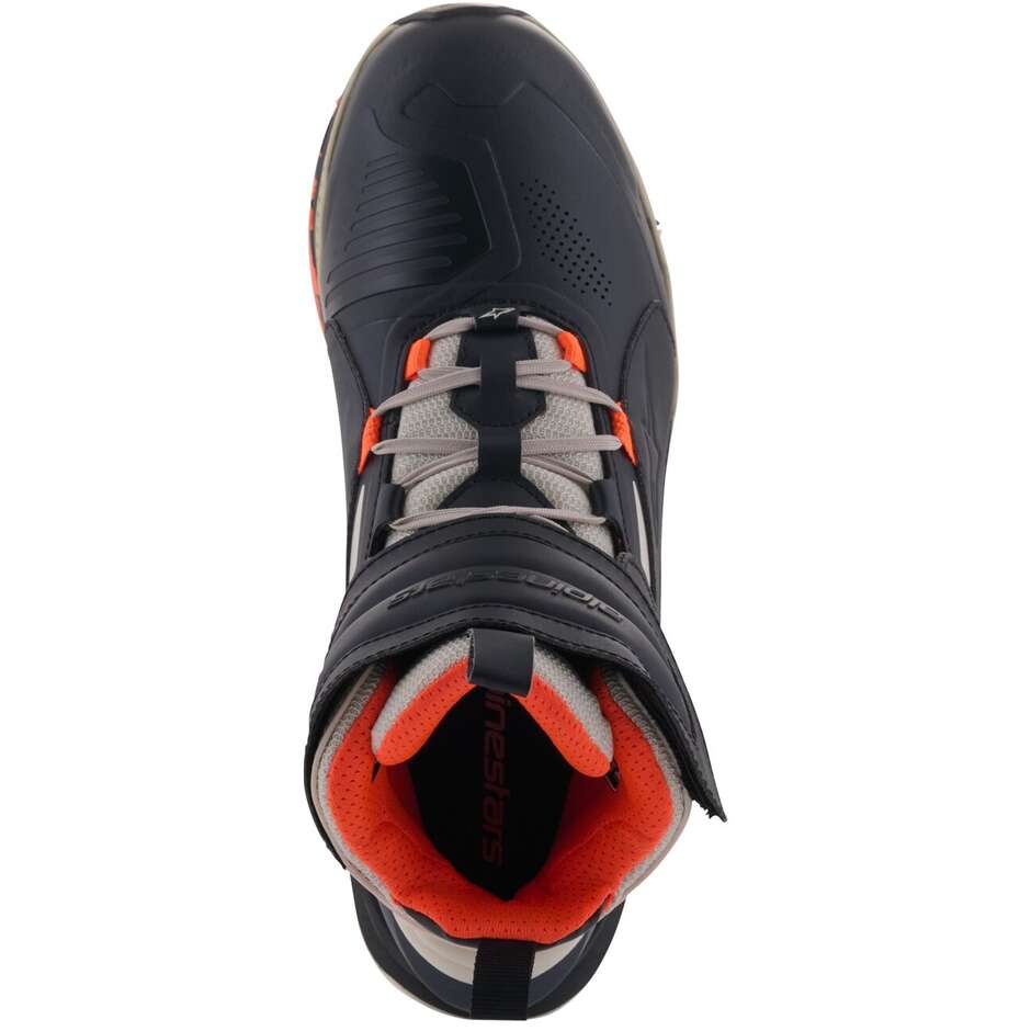 Alpinestars SPEEDSTREET Motorradschuhe Schwarz Almond HOT Orange