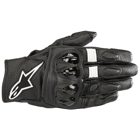 Alpinestars Sport Leather Motorcycle Gloves CELER v2 Black