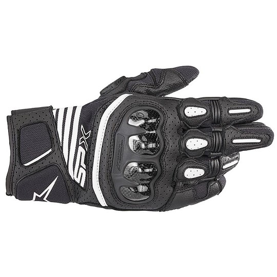 Alpinestars Sport Motorcycle Leather Gloves SP X Air CARBON v2 Black