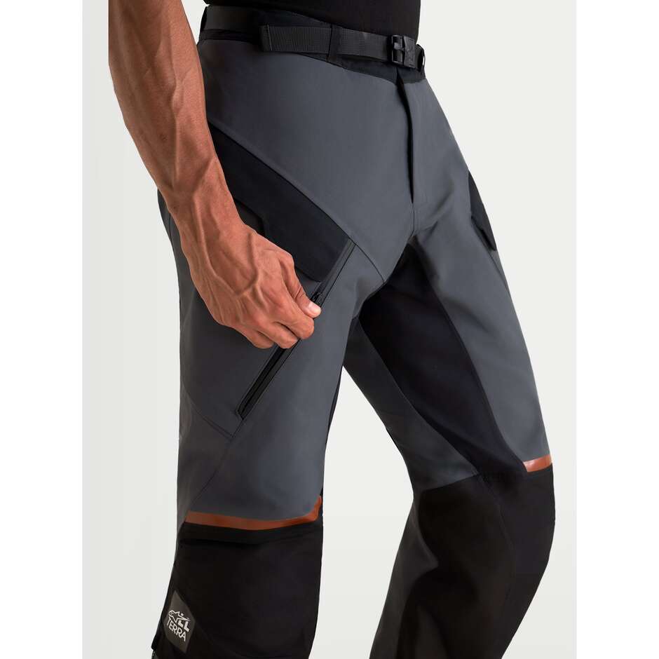 Alpinestars ST-7 V2 2L GORE-TEX Adventure Motorradhose Dunkelgrau Schwarz