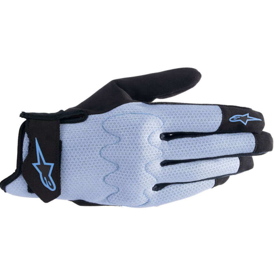 Alpinestars STATED AIR Stonewash Blue Black Motorcycle Gloves