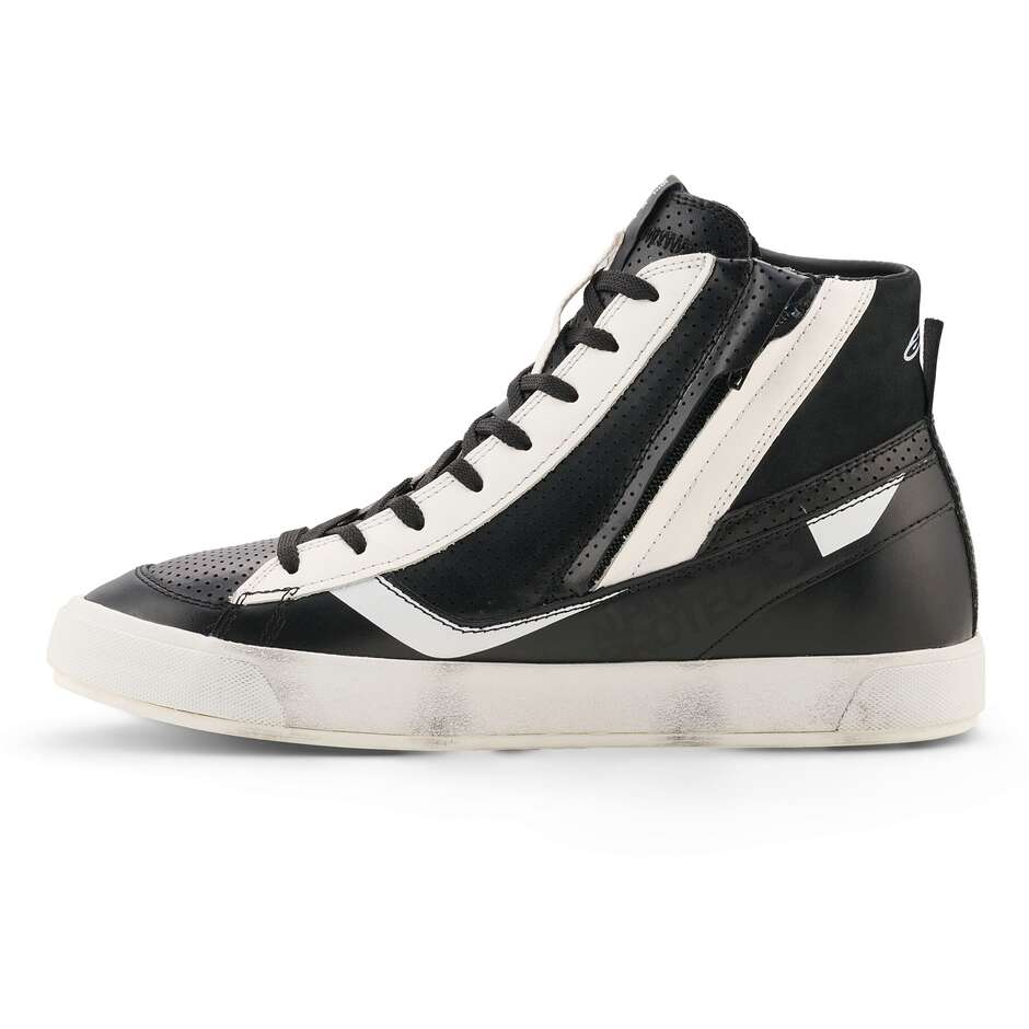 Alpinestars STATED FLAIR Motorcycle Shoes Black White