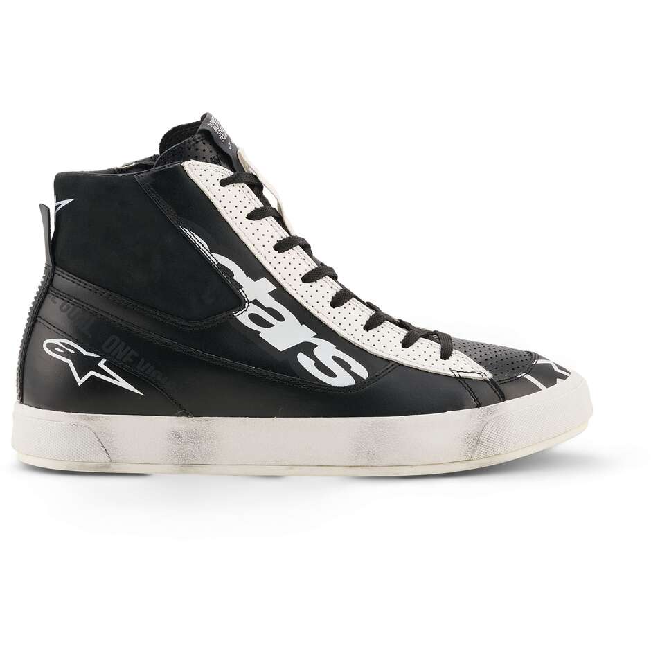 Alpinestars STATED FLAIR Motorcycle Shoes Black White