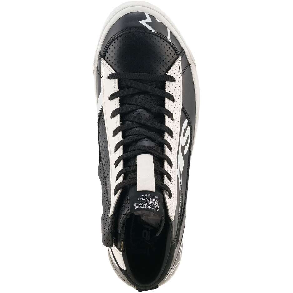 Alpinestars STATED FLAIR Motorcycle Shoes Black White