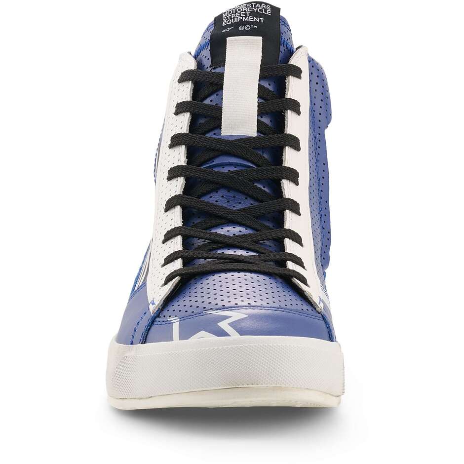 Alpinestars STATED FLAIR Motorcycle Shoes Bright Blue White Black