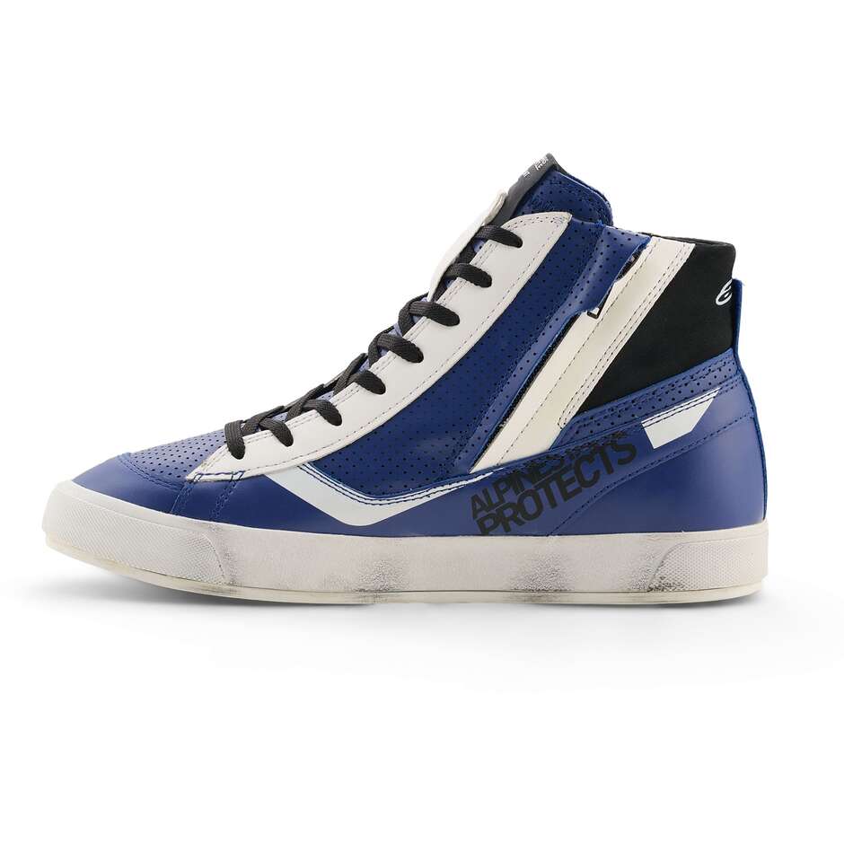 Alpinestars STATED FLAIR Motorcycle Shoes Bright Blue White Black