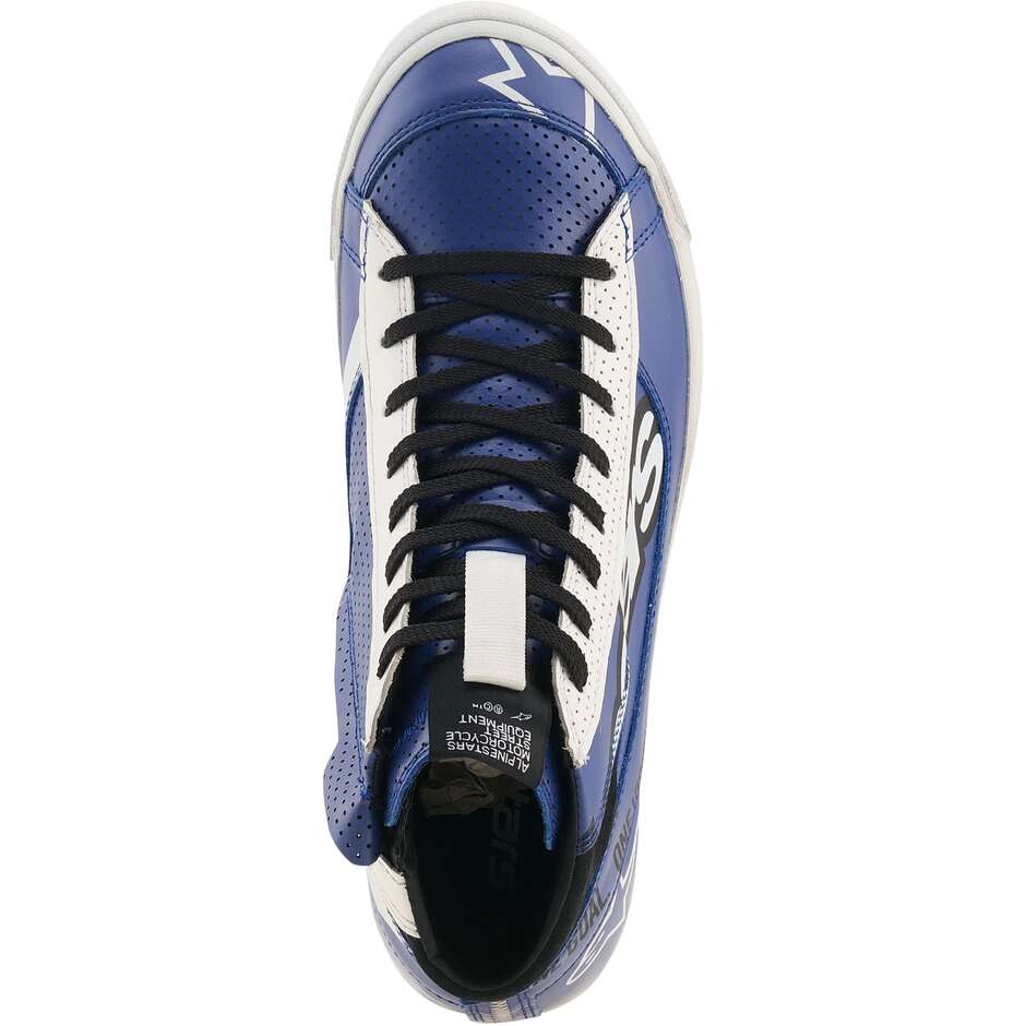 Alpinestars STATED FLAIR Motorcycle Shoes Bright Blue White Black