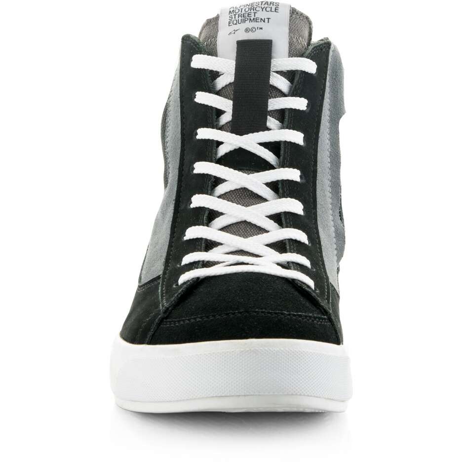 Alpinestars STATED Motorcycle Shoes Black Grey White