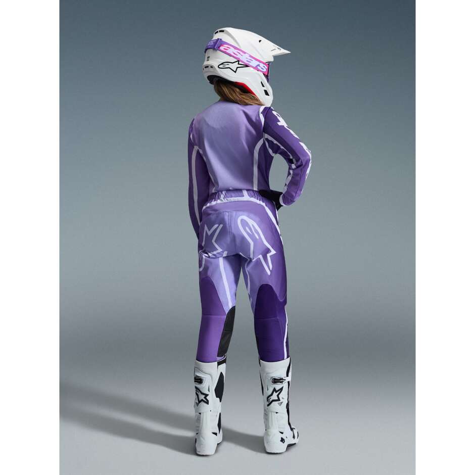 Alpinestars STELLA APEX FLUID Women's Cross Enduro Motorcycle Pants Purple White