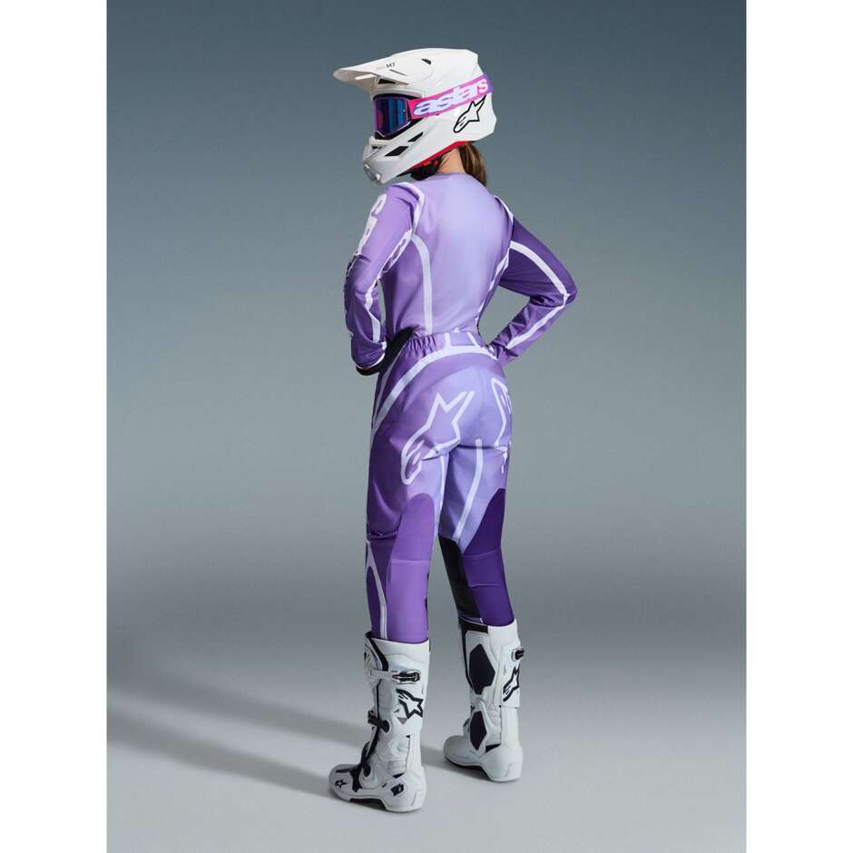 Alpinestars STELLA APEX FLUID Women's Cross Enduro Motorcycle Pants Purple White