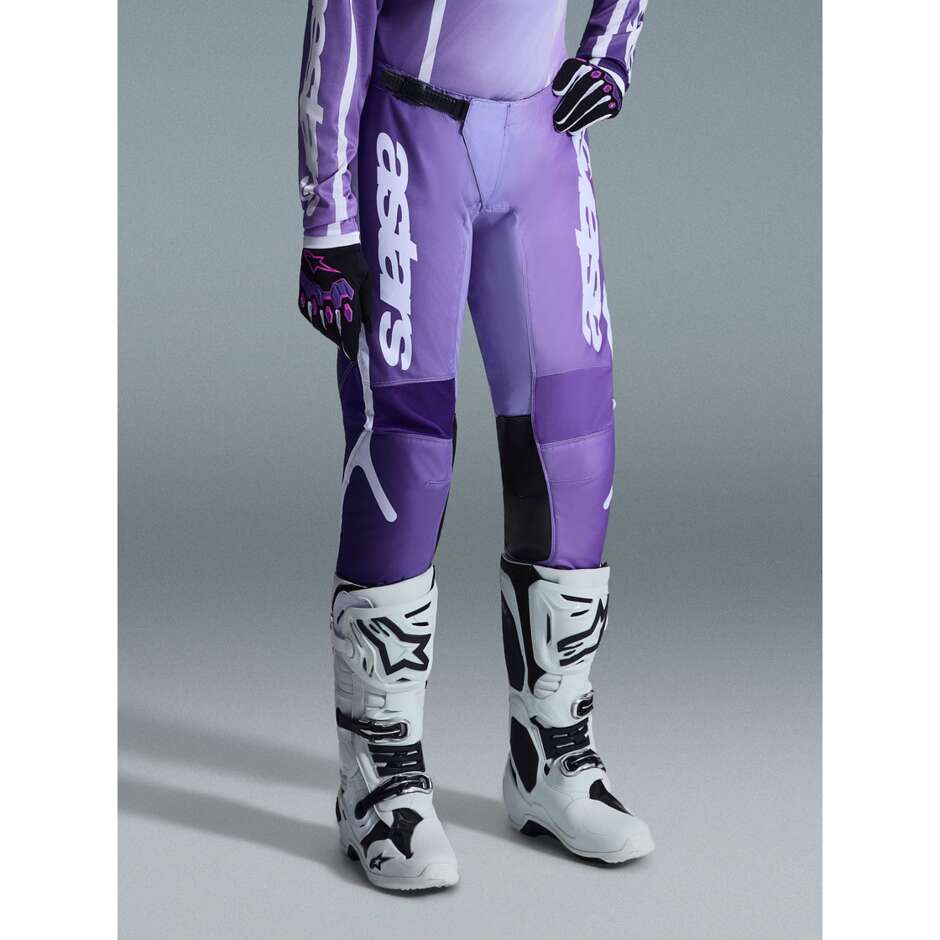 Alpinestars STELLA APEX FLUID Women's Cross Enduro Motorcycle Pants Purple White