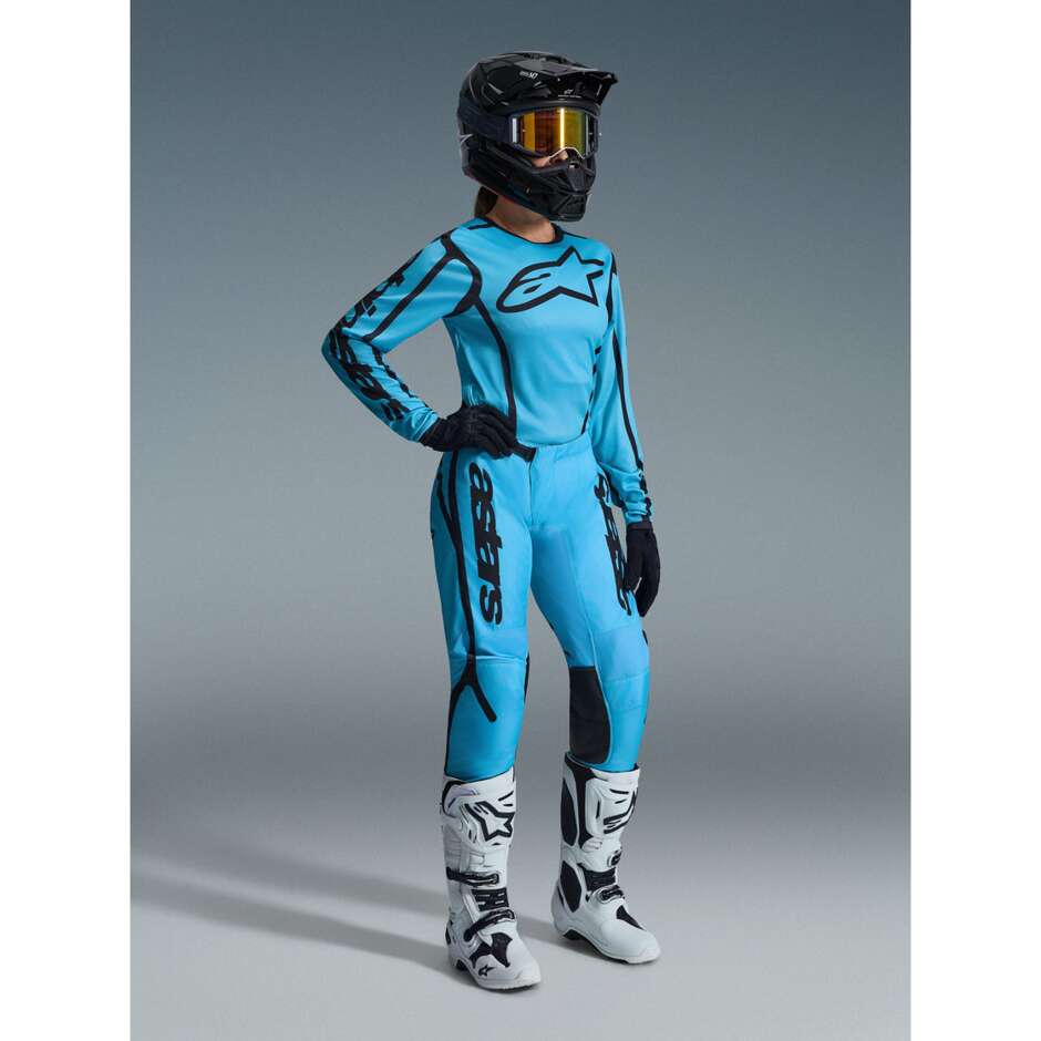 Alpinestars STELLA APEX FLUID Women's Cross Enduro Motorcycle Pants, Tropical Black