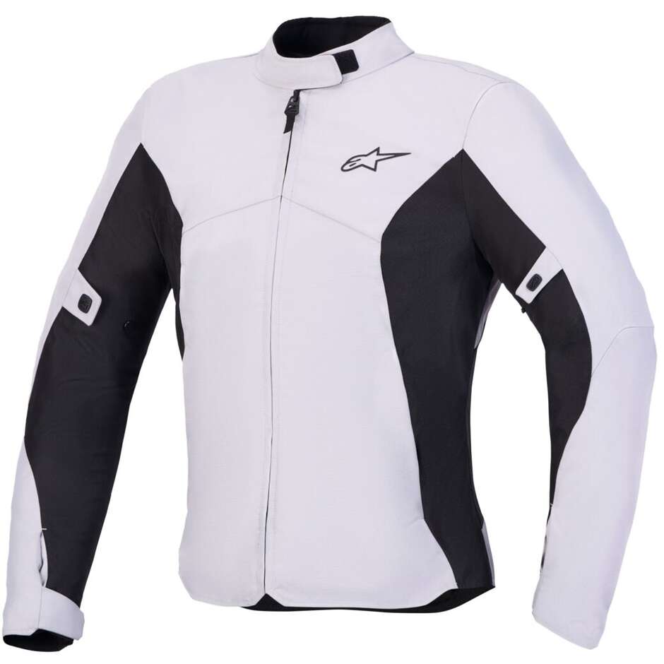 Alpinestars STELLA C-1 WP Damen-Motorradjacke, Eisgrau, Schwarz