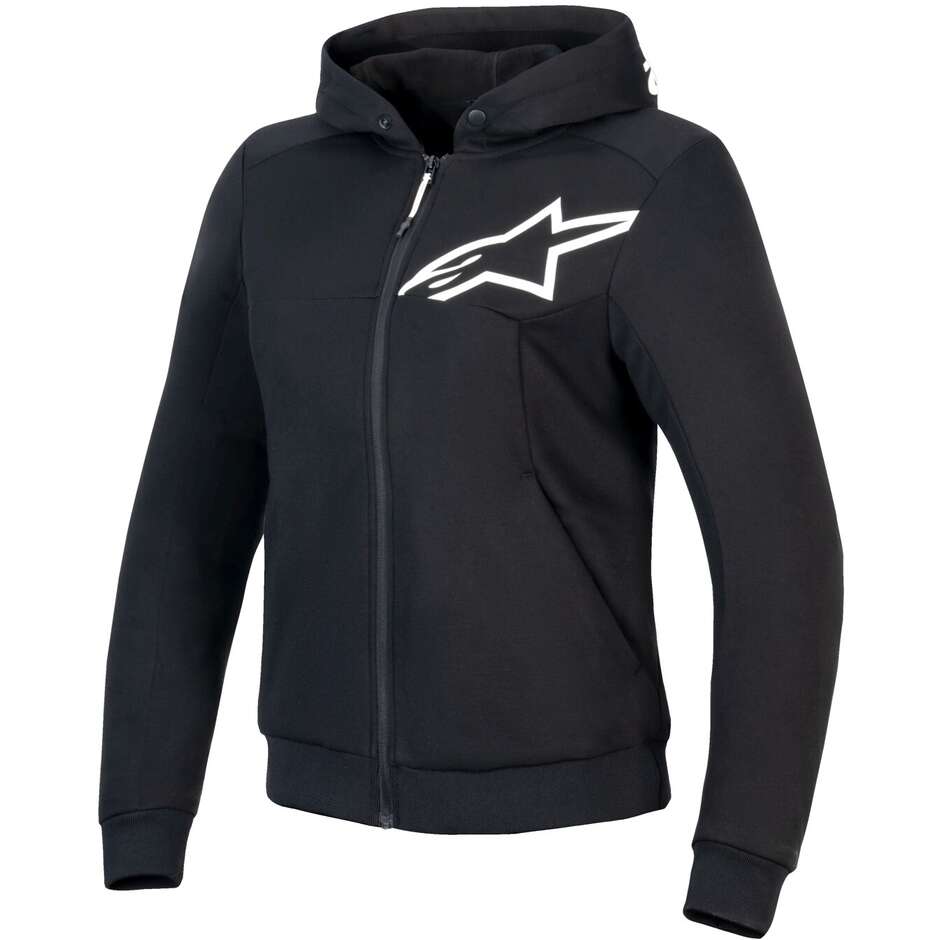 Alpinestars STELLA CHROME V2 SPORT Women's Sweatshirts Black White