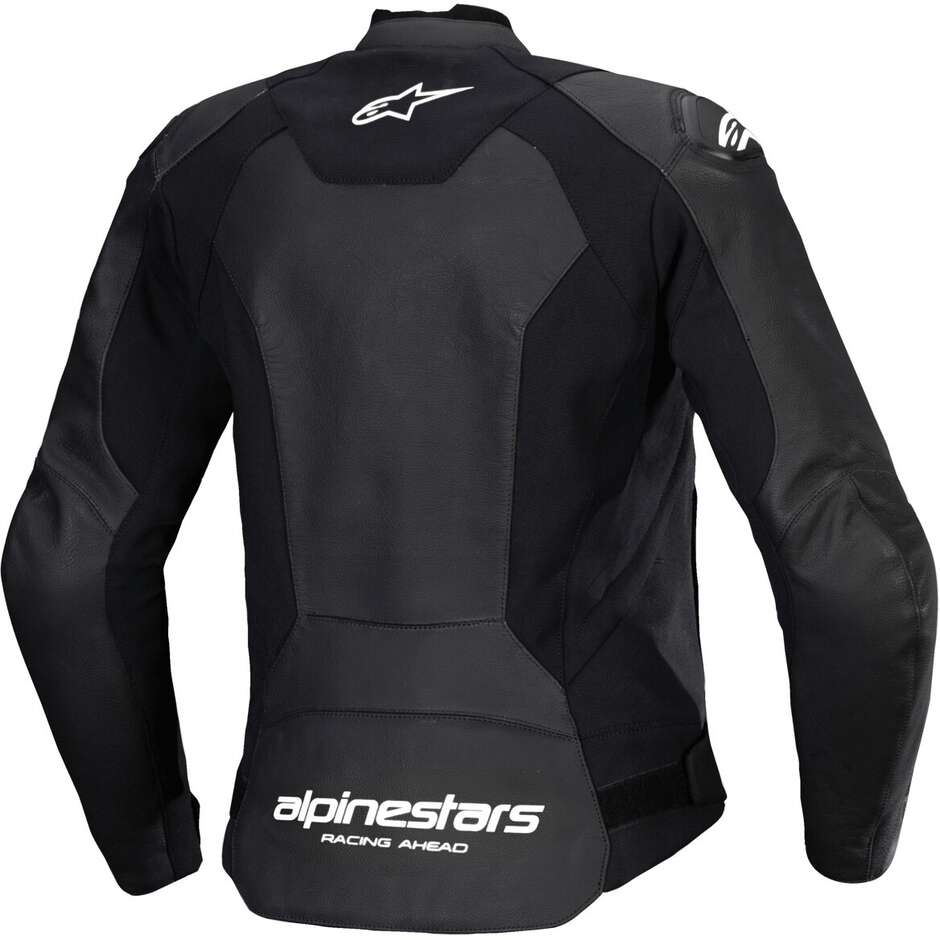 Alpinestars STELLA FASTER V3 Women's Leather Motorcycle Jacket Black White