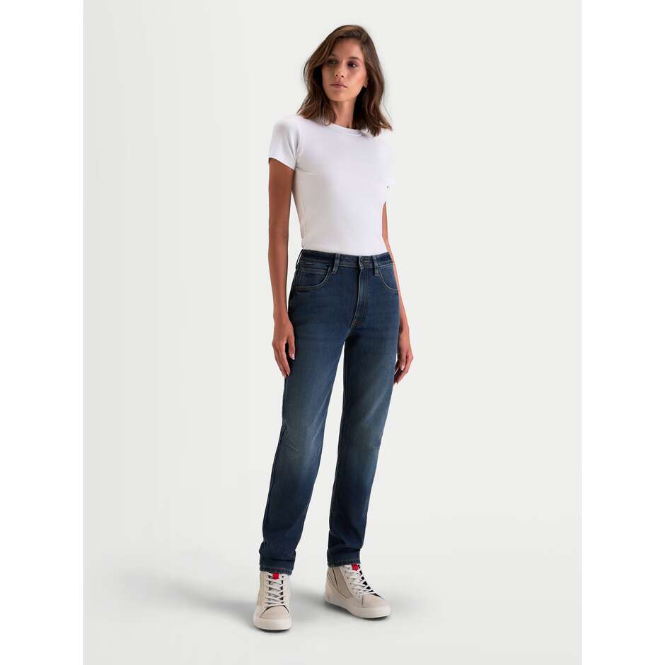 Alpinestars STELLA FLEX-AST 5 DENIM PANTS Women's Motorcycle Jeans, Washed Indigo