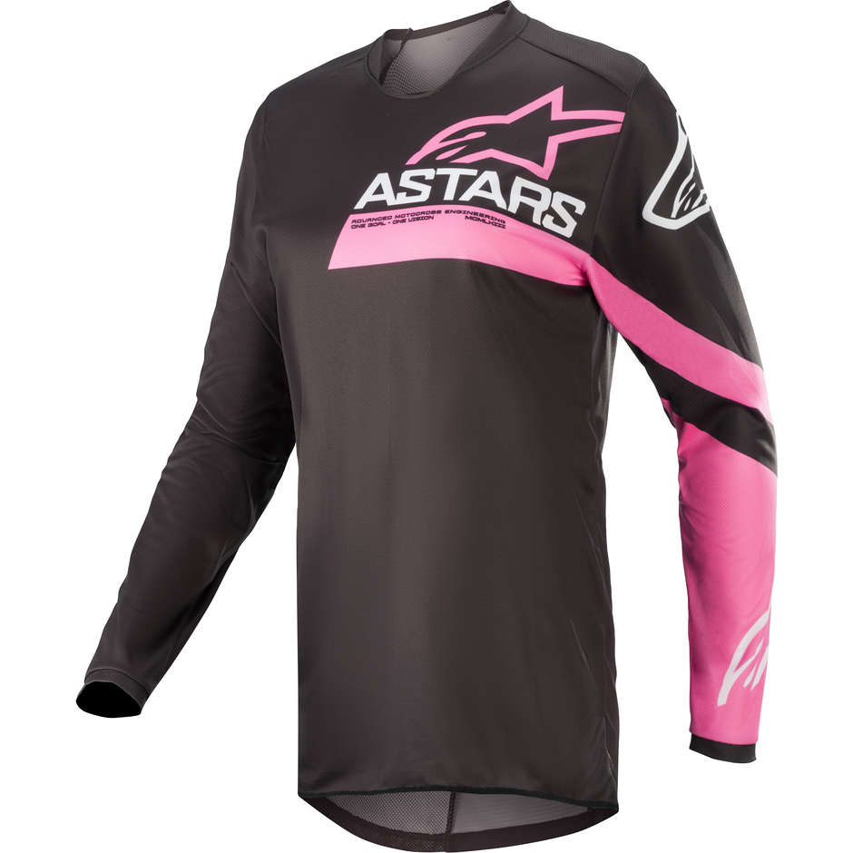 Alpinestars STELLA FLUID CHASER Women's Moto Cross Enduro Jersey Black Pink