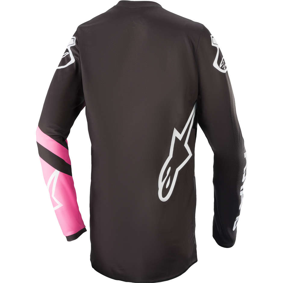 Alpinestars STELLA FLUID CHASER Women's Moto Cross Enduro Jersey Black Pink
