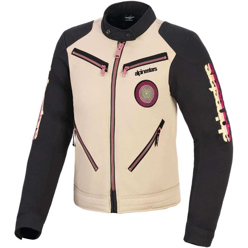 Alpinestars STELLA GRACE Women's Motorcycle Jacket, Black Aluminum