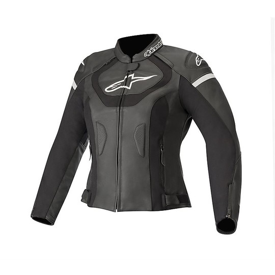 Alpinestars Stella JAWS v3 Racing Motorcycle Leather Woman Jacket Black