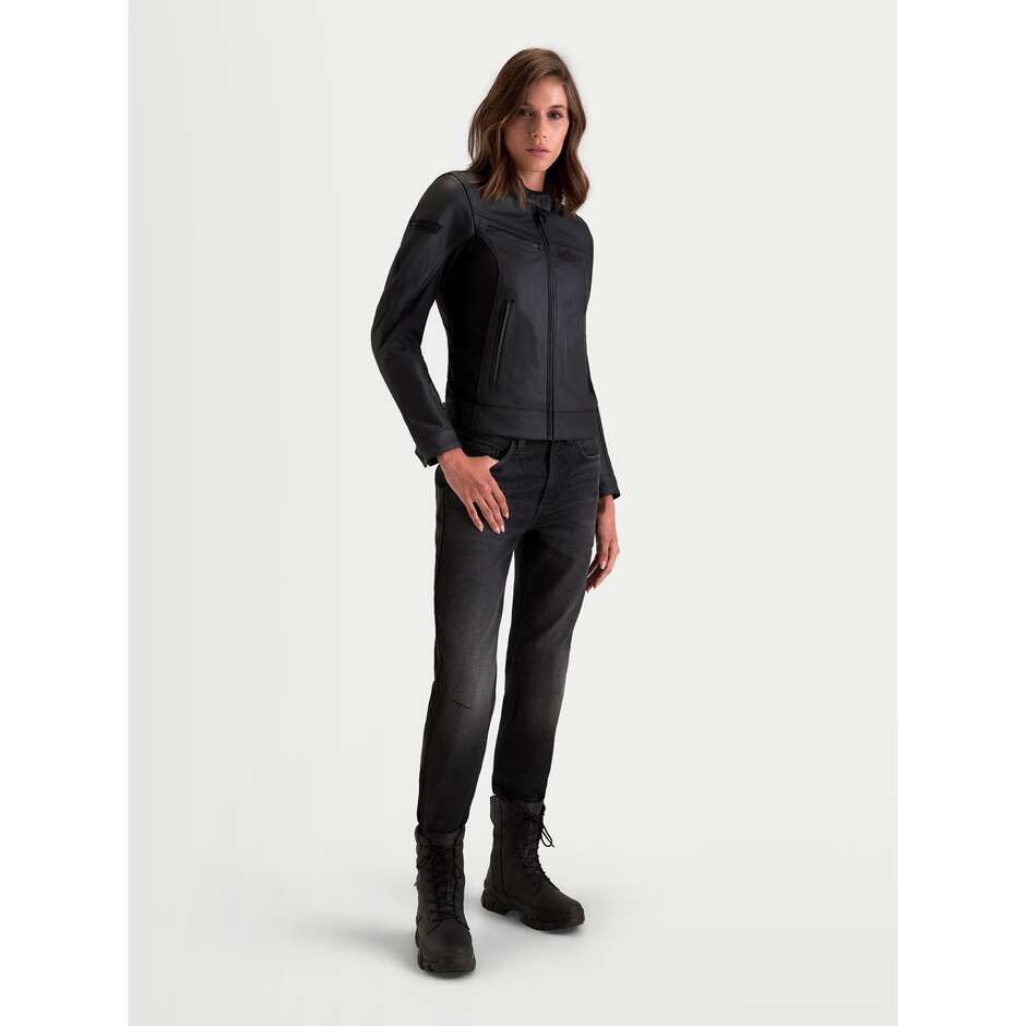 Alpinestars STELLA MAVER-X LEATHER JACKET Women's Leather Motorcycle Jacket Black
