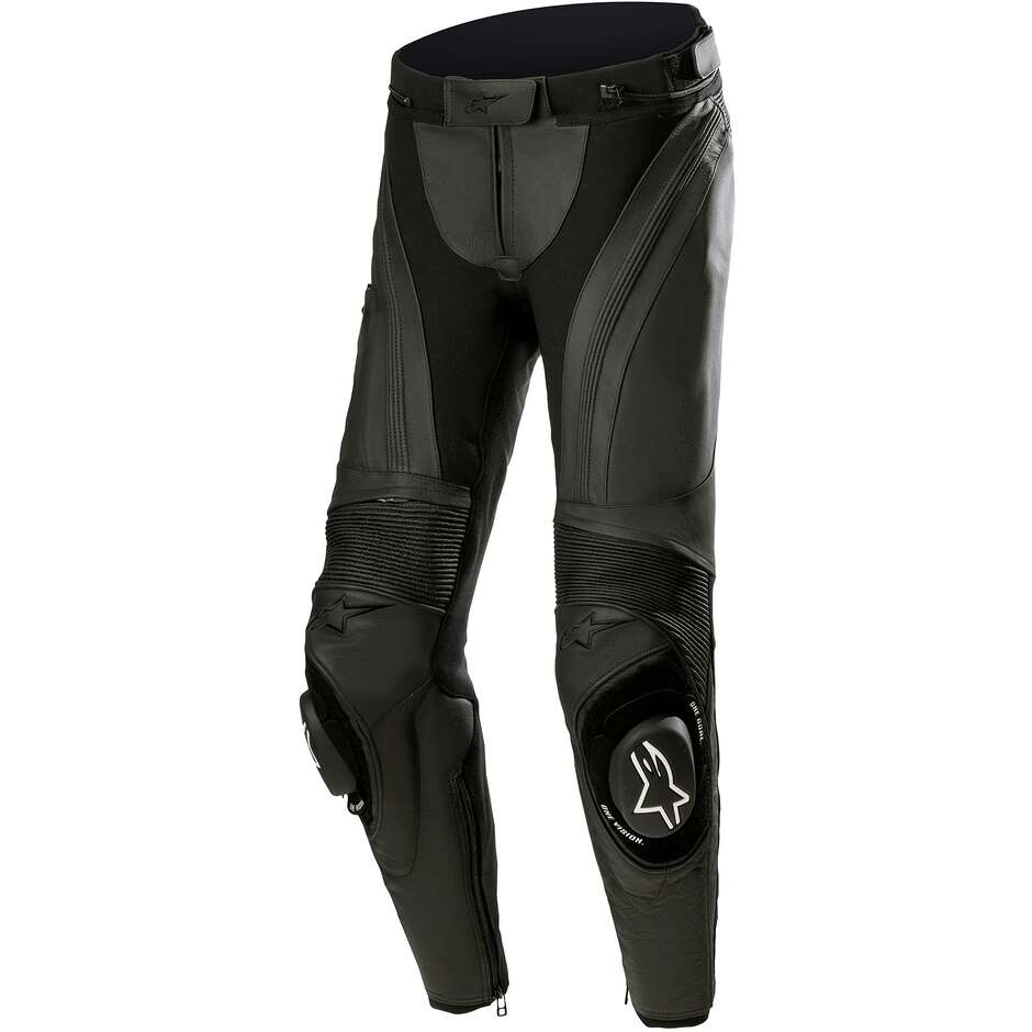 Alpinestars STELLA MISSILE V3 Pantalon de moto en cuir pour femme Noir Noir