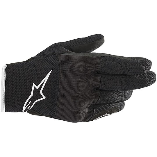 Alpinestars Stella S MAX Drystar Women's Motorcycle Gloves Black White