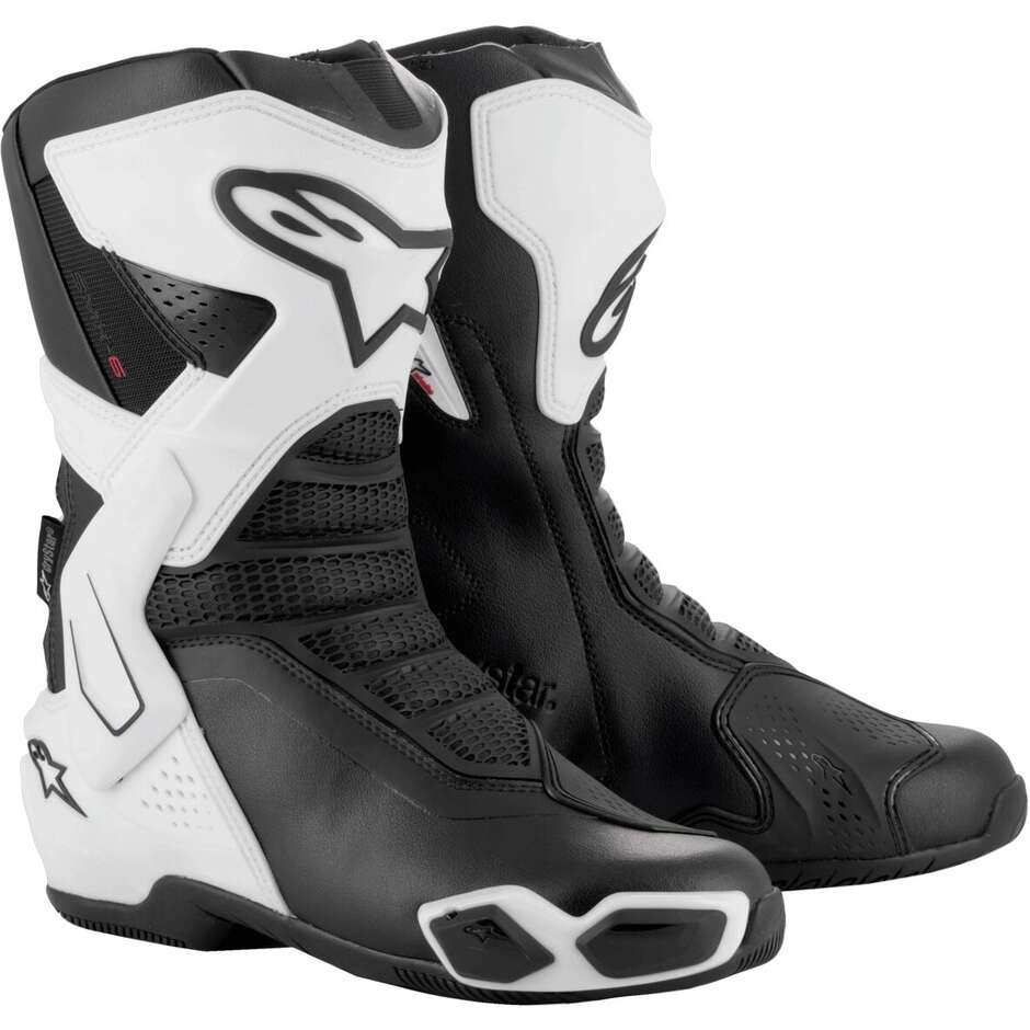 Alpinestars STELLA SMX-6 V3 DRYSTAR Damen Motorradstiefel Weiß Schwarz