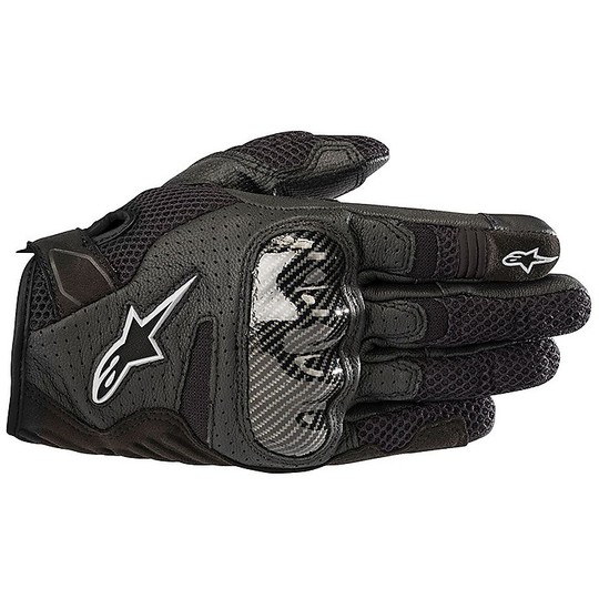 Alpinestars Stella SMX1 Air v2 Motorcycle Gloves Black