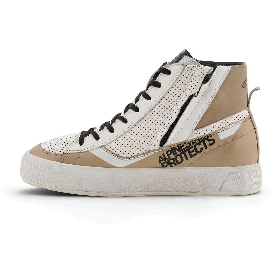 Alpinestars STELLA STATED FLAIR Damen-Motorradschuhe Weiß/Grau Warm