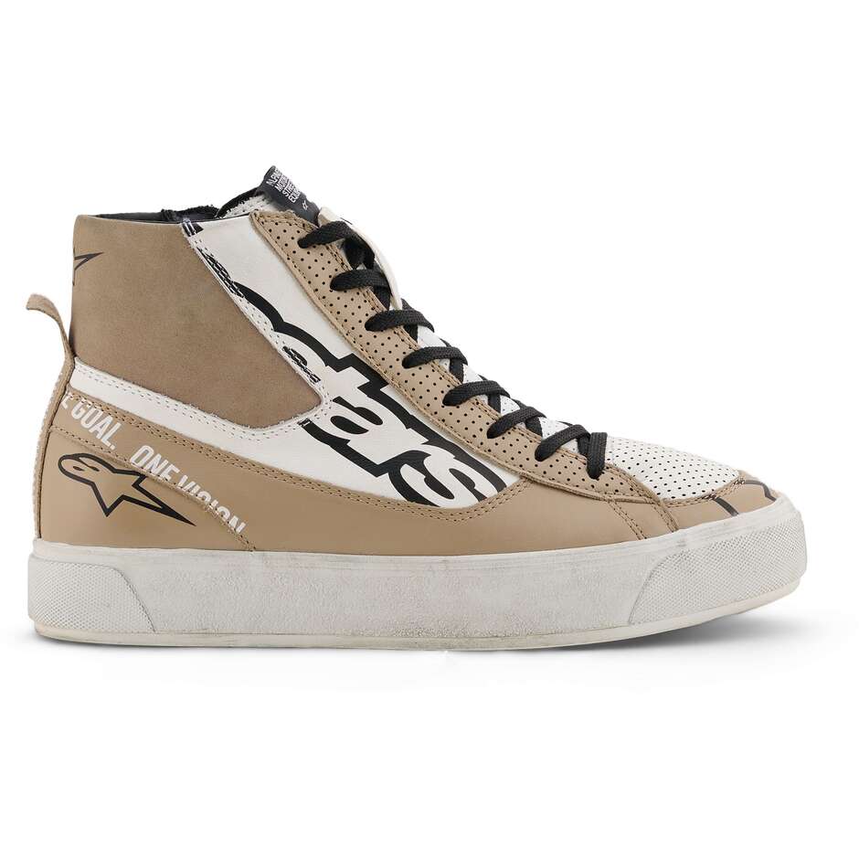 Alpinestars STELLA STATED FLAIR Damen-Motorradschuhe Weiß/Grau Warm